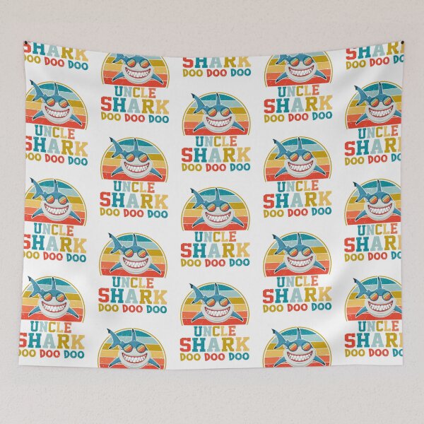 Item preview, Uncle Shark Men Vitage For Fathers Daddy Dad & Auncle  designed and sold by roboartpixel.