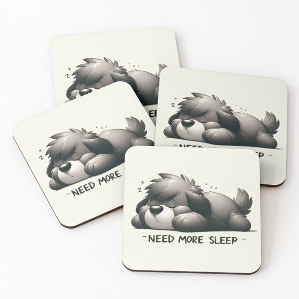 Item preview, Slumbering Canine 'Need More Sleep | Cozy Pup  designed and sold by RuyaFab.