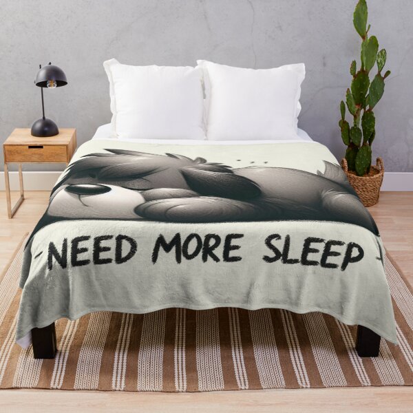 Item preview, Slumbering Canine 'Need More Sleep | Cozy Pup designed and sold by RuyaFab.