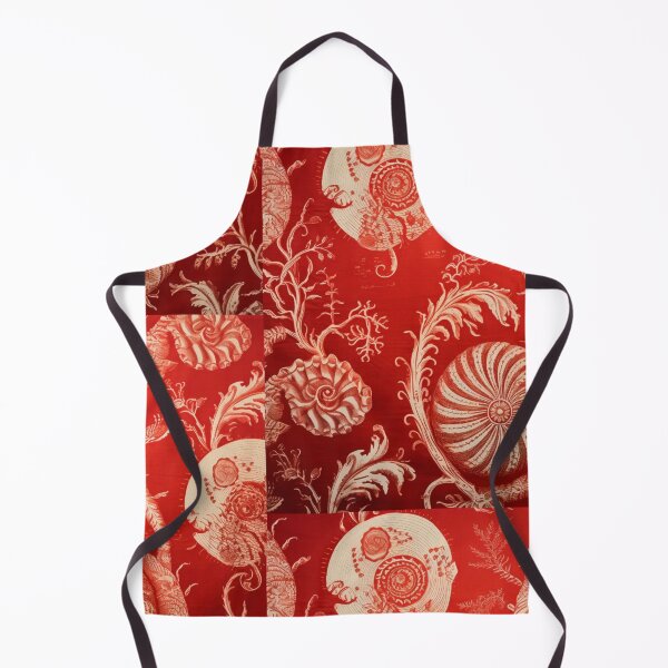 Item preview, Antique Toile de Ammonite in Red designed and sold by Shelly Little.