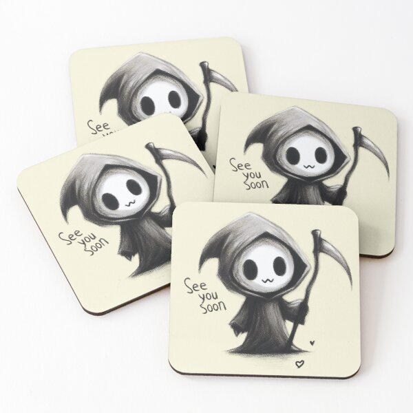 Item preview, Charming Grim Reaper See You Soon | Casual Spooky designed and sold by RuyaFab.