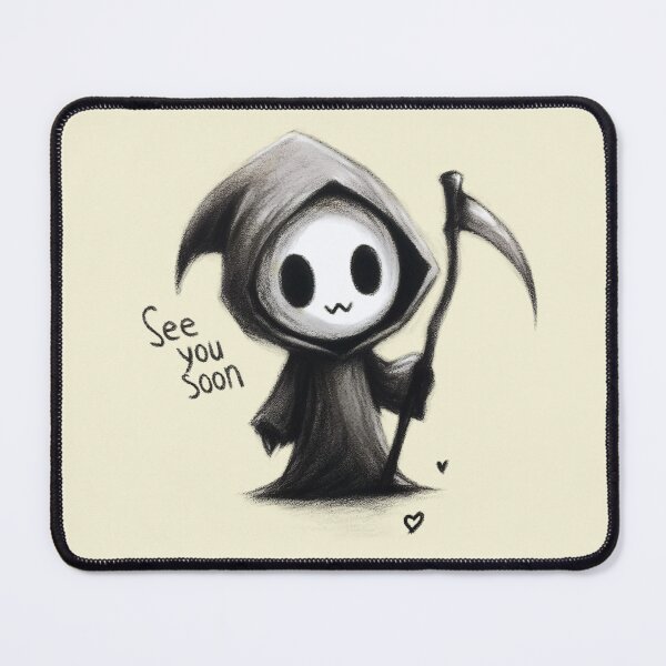 Item preview, Charming Grim Reaper See You Soon | Casual Spooky designed and sold by RuyaFab.