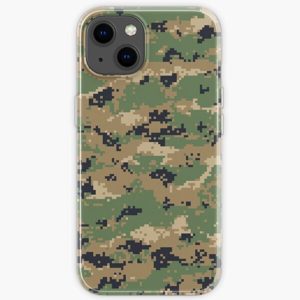 MarPat Style Digital Woodland Camouflage Phone Cases iPhone Soft Case