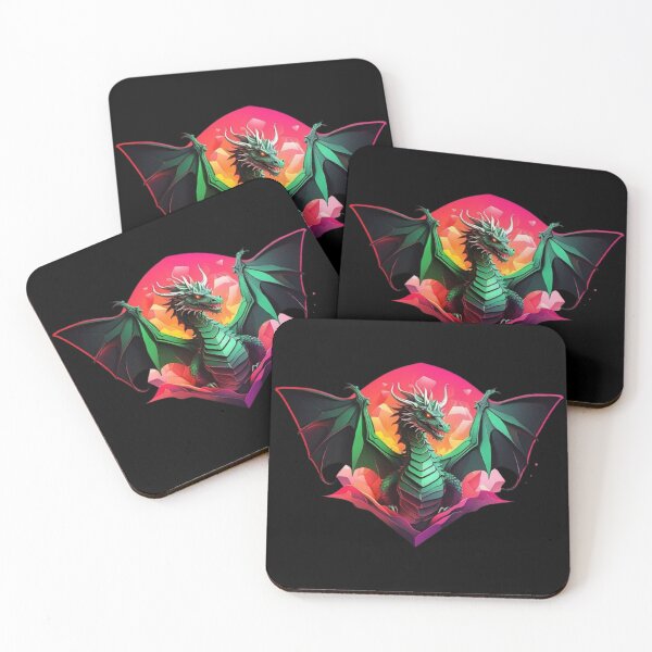 Item preview, Retro Sunset Dragon designed and sold by Zoo-Moo.