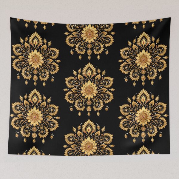 Item preview, Gold emboidery print designed and sold by Tangibles.