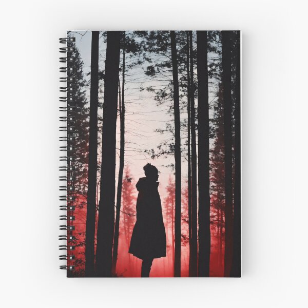 Item preview, Silhouette Amidst Crimson Woods designed and sold by John v p.