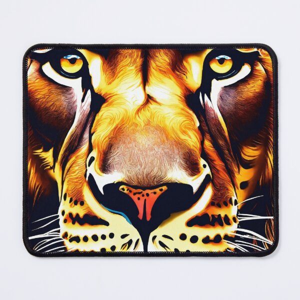 Item preview, Majestic Lion’s Fiery Gaze designed and sold by John v p.