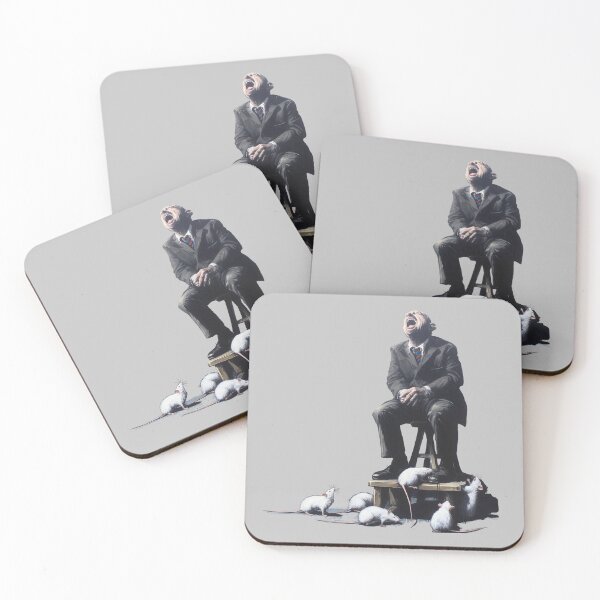 Item preview, Politician Afraid Of MICE - Banksy Style designed and sold by FellOffAFirefly.