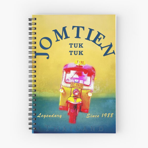 Aperçu de l'œuvre Jomtien Tuk Tuk créée et vendue par Artwear-art for life.
