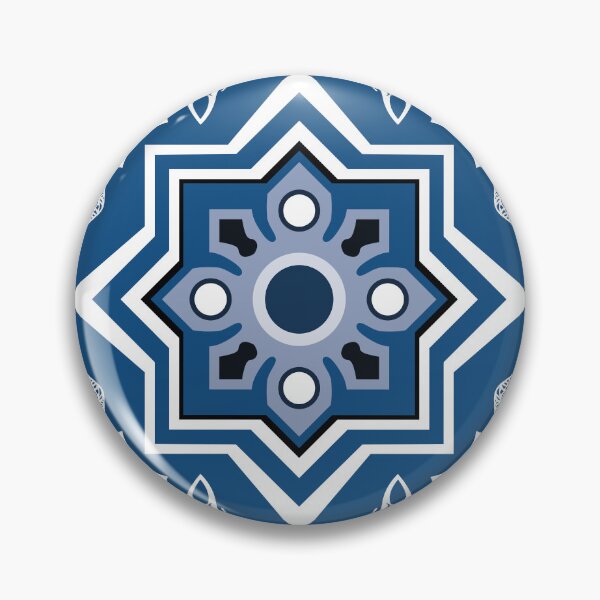 Item preview, Spanish tiles in white and blue - seamless pattern designed and sold by colorofmagic.