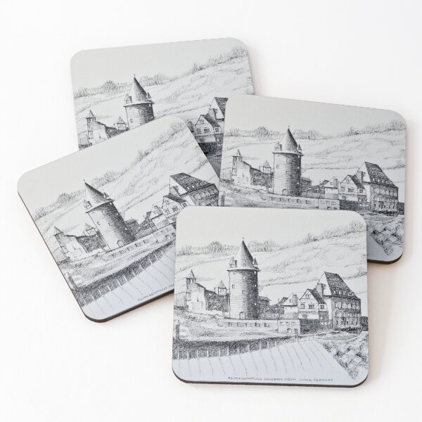 Item preview, Rhine Castle at Lorch, Germany designed and sold by Dai Wynn Fine Art.