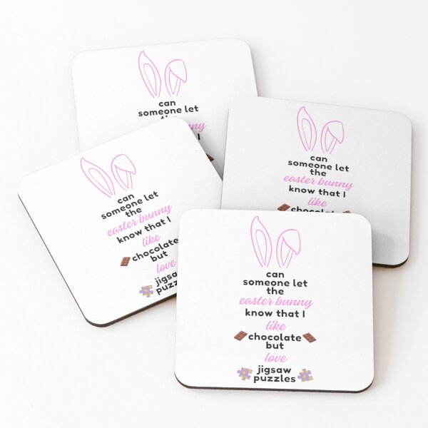 Item preview, Can someone let the Easter Bunny know that I LIKE chocolate but LOVE jigsaw puzzles designed and sold by daisydance.