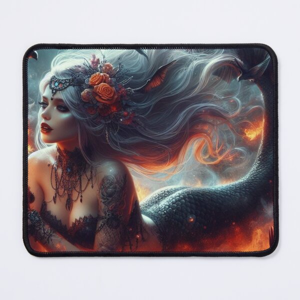 Item preview, Mermaid Princess Laying in Fire designed and sold by CailaStyle.