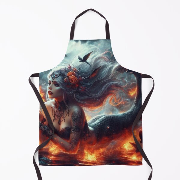 Item preview, Mermaid Princess Laying in Fire designed and sold by CailaStyle.