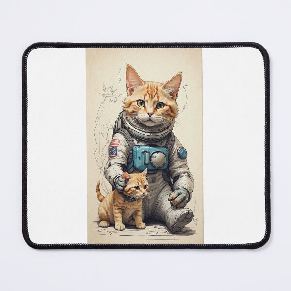 Item preview, Astro kitty designed and sold by T&L design Studios.