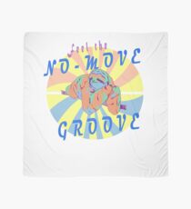 Feel The No Move Groove Crazy Lazy Sloth Scarf