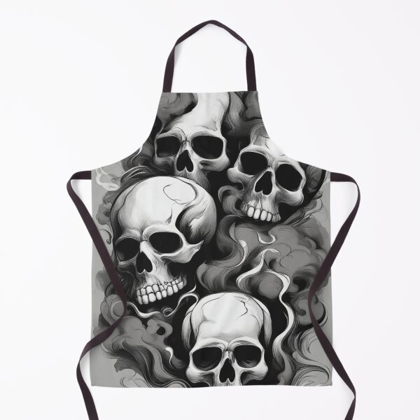 Item preview, Grayscale Skulls and Smoke designed and sold by CailaStyle.