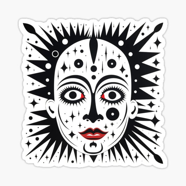 Item preview, High Contrast Mad Face designed and sold by AnnDart.