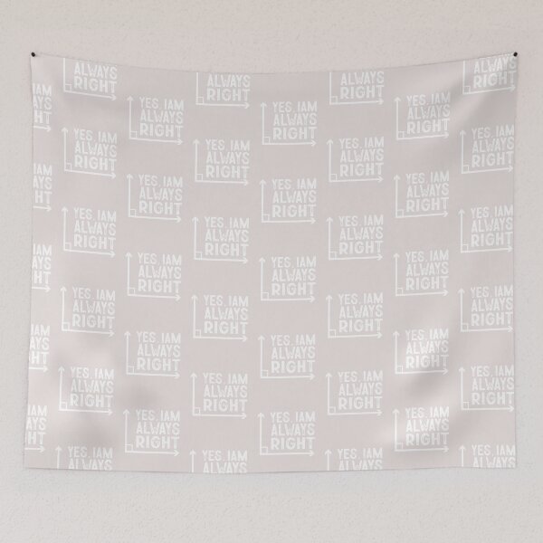 Item preview, Yes I Am Always Right Funny Right Angle Vintage Math Lovers designed and sold by roboartpixel.