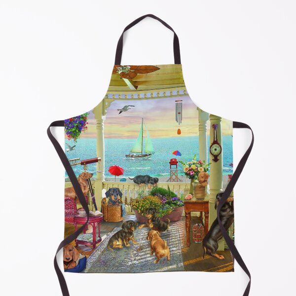 Item preview, Dachshunds Summer Vacation - Beach & Palace designed and sold by Clitus.