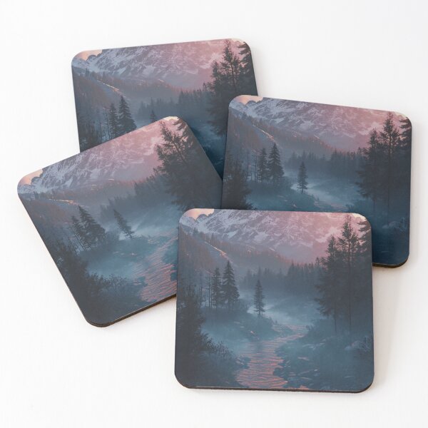 Item preview, Moonlit Whisper: A Serene Midnight Passage Through the Mountain Forest designed and sold by oanaunciuleanu.