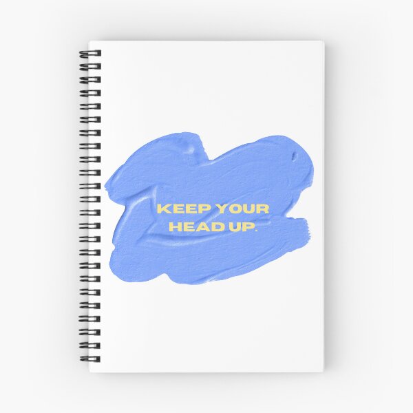Item preview, Keep Your Head Up – Blue Paint designed and sold by matchalattextrafoam.