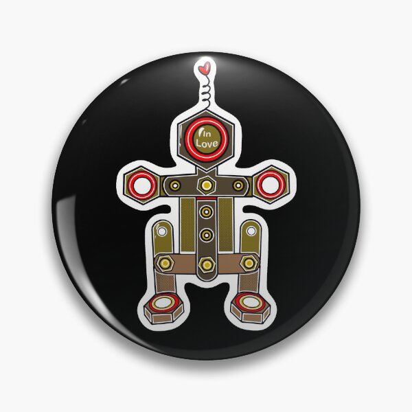 Item preview, Robot in love Black designed and sold by wwwariatka.
