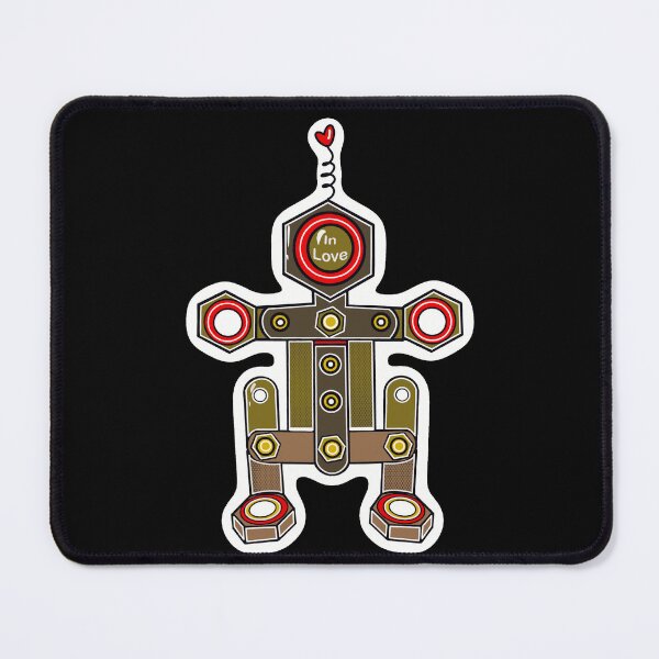 Item preview, Robot in love Black designed and sold by wwwariatka.
