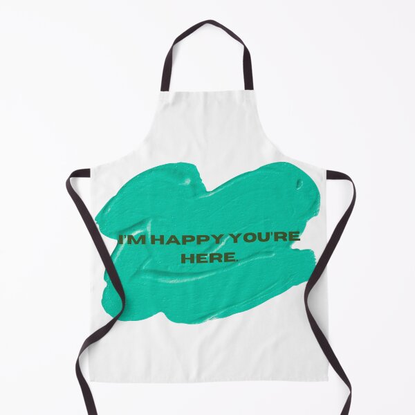 Item preview, I'm Happy You're Here – Green Paint designed and sold by matchalattextrafoam.
