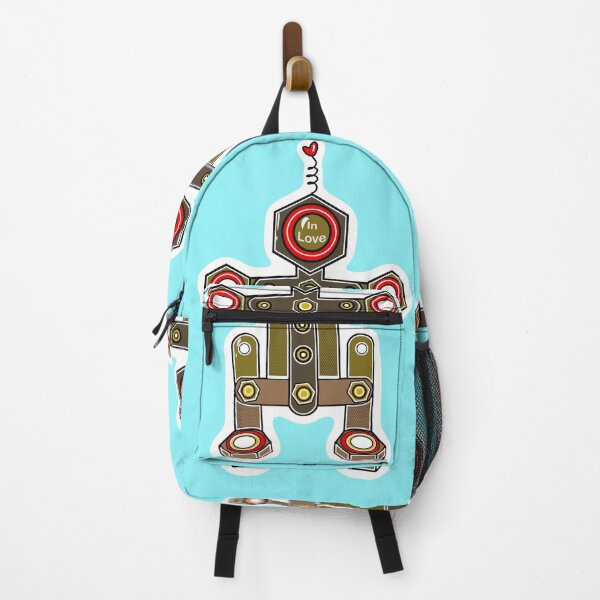 Item preview, Robot in love blue designed and sold by wwwariatka.