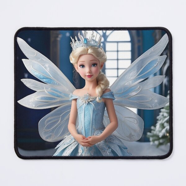 Item preview, Glacial Sovereignty | Snow Queen Fairy in Icy Splendor designed and sold by MysticFable.