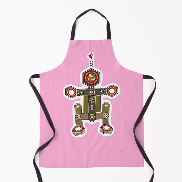Item preview, Robot in love pink designed and sold by wwwariatka.