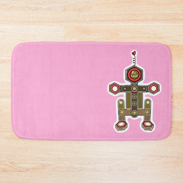 Item preview, Robot in love pink designed and sold by wwwariatka.