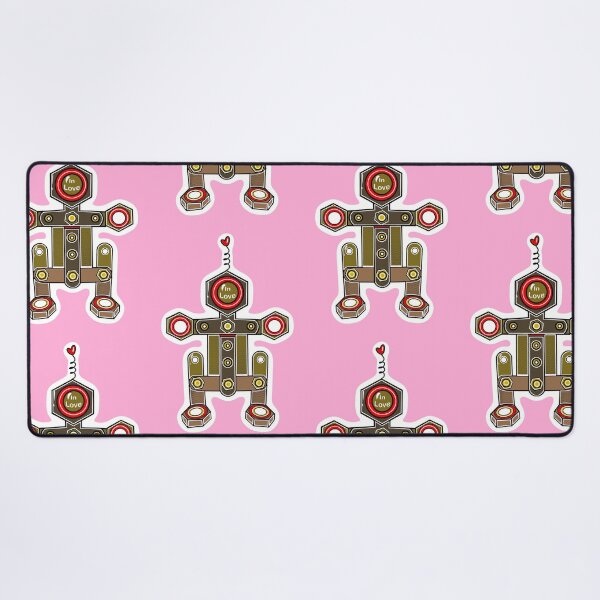 Item preview, Robot in love pink designed and sold by wwwariatka.