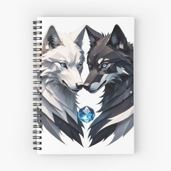 Item preview, Lobos yin yang designed and sold by Zeusy19.