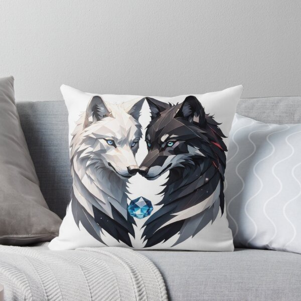 Aperçu de l'œuvre Loups YinYang créée et vendue par Zeusy19.