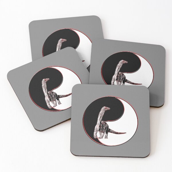 Item preview,  yin yang balance harmony design eastern philosophy dinosaurs designed and sold by 4rpixs.