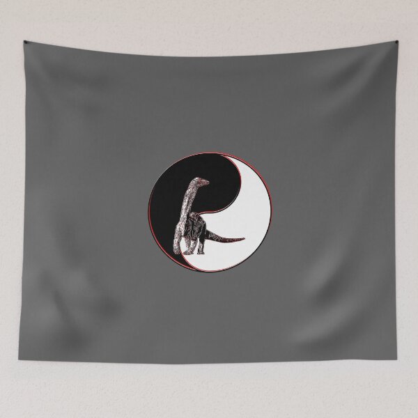 Item preview,  yin yang balance harmony design eastern philosophy dinosaurs designed and sold by 4rpixs.