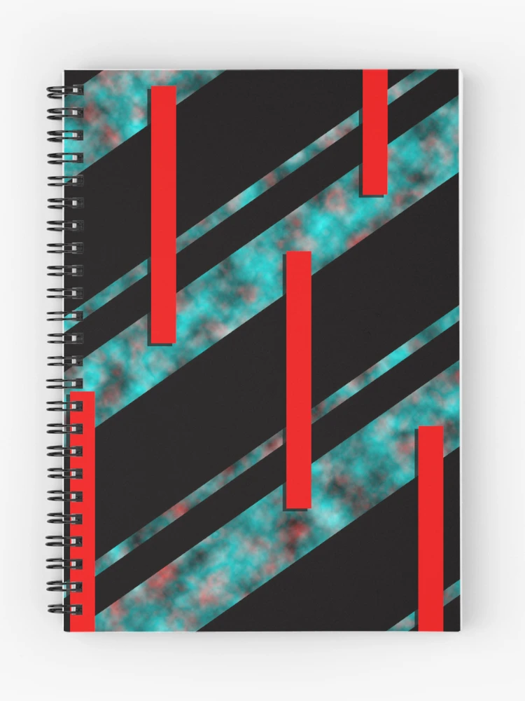 Thumbnail 1 of 3, Journal, Red Bars Pattern designed and sold by Bob Nash.