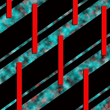 Artwork thumbnail, Red Bars Pattern by Bob Nash