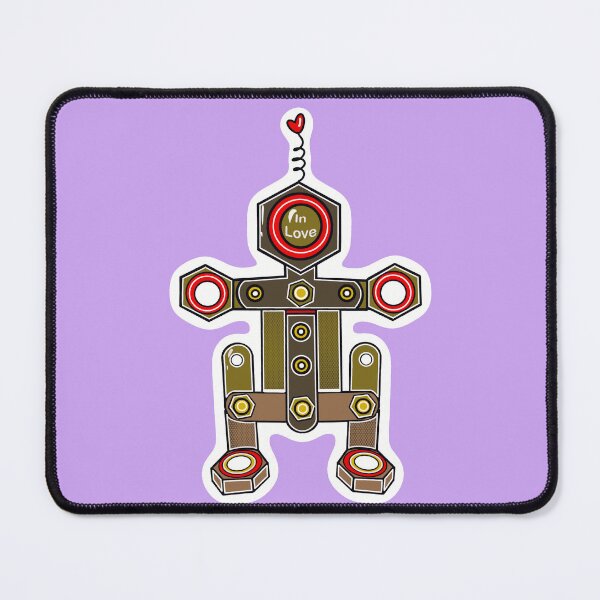 Item preview, Robot in love violet designed and sold by wwwariatka.