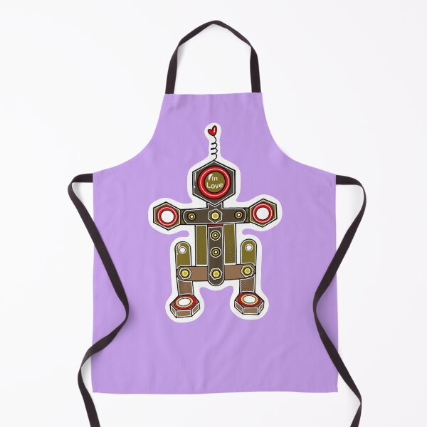 Item preview, Robot in love violet designed and sold by wwwariatka.