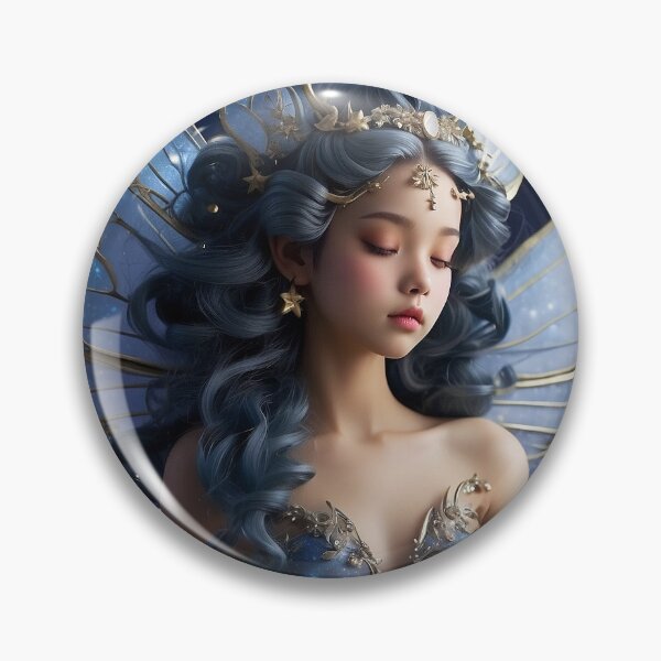 Item preview, Celestial Whispers | Night Sky Fairy with Lunar Wings designed and sold by MysticFable.