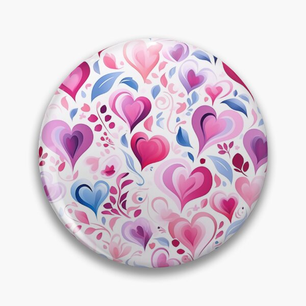 Item preview, Pretty in Pink Love Hearts Valentines Day  designed and sold by NikkofTime.