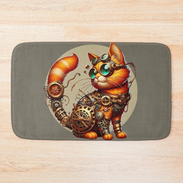 Item preview, Orange Cat Steampunk designed and sold by FrostyFrisby.