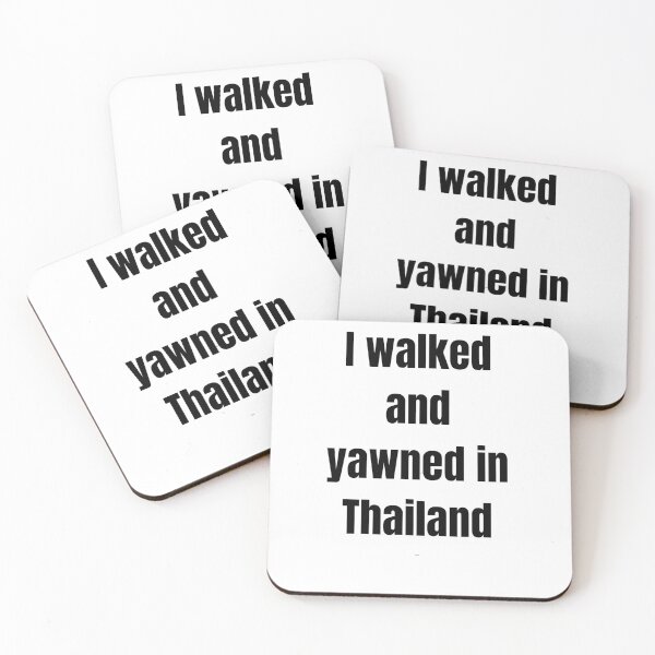 Item preview, I walked and yawned in Thailand designed and sold by PentagonDesign.