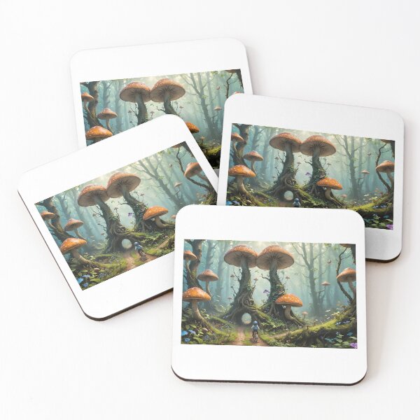 Item preview, Mushroom Mirth Racers designed and sold by PanoramaPrints.