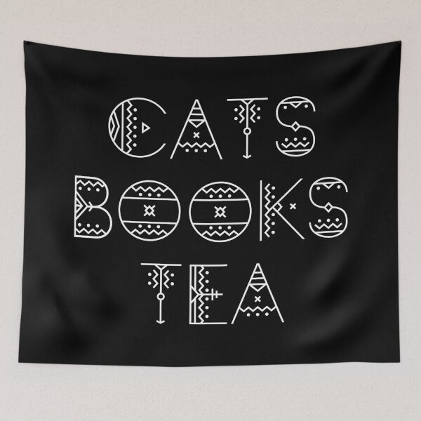 Item preview, Cats Books Tea designed and sold by Turie.