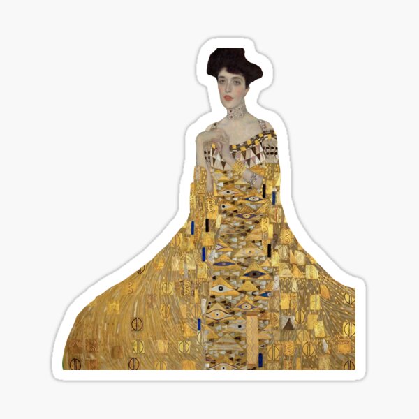 Aperçu de l'œuvre Portrait d'Adèle Bloch-Bauer - édition découpée, peint par Gustav Klimt créée et vendue par EmeraldeaArt.