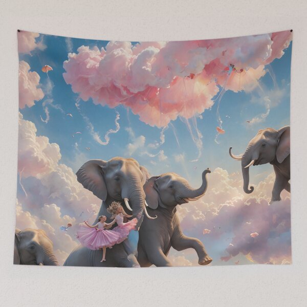 Item preview, Elephantine Ballet in Celestial Twilight designed and sold by PanoramaPrints.